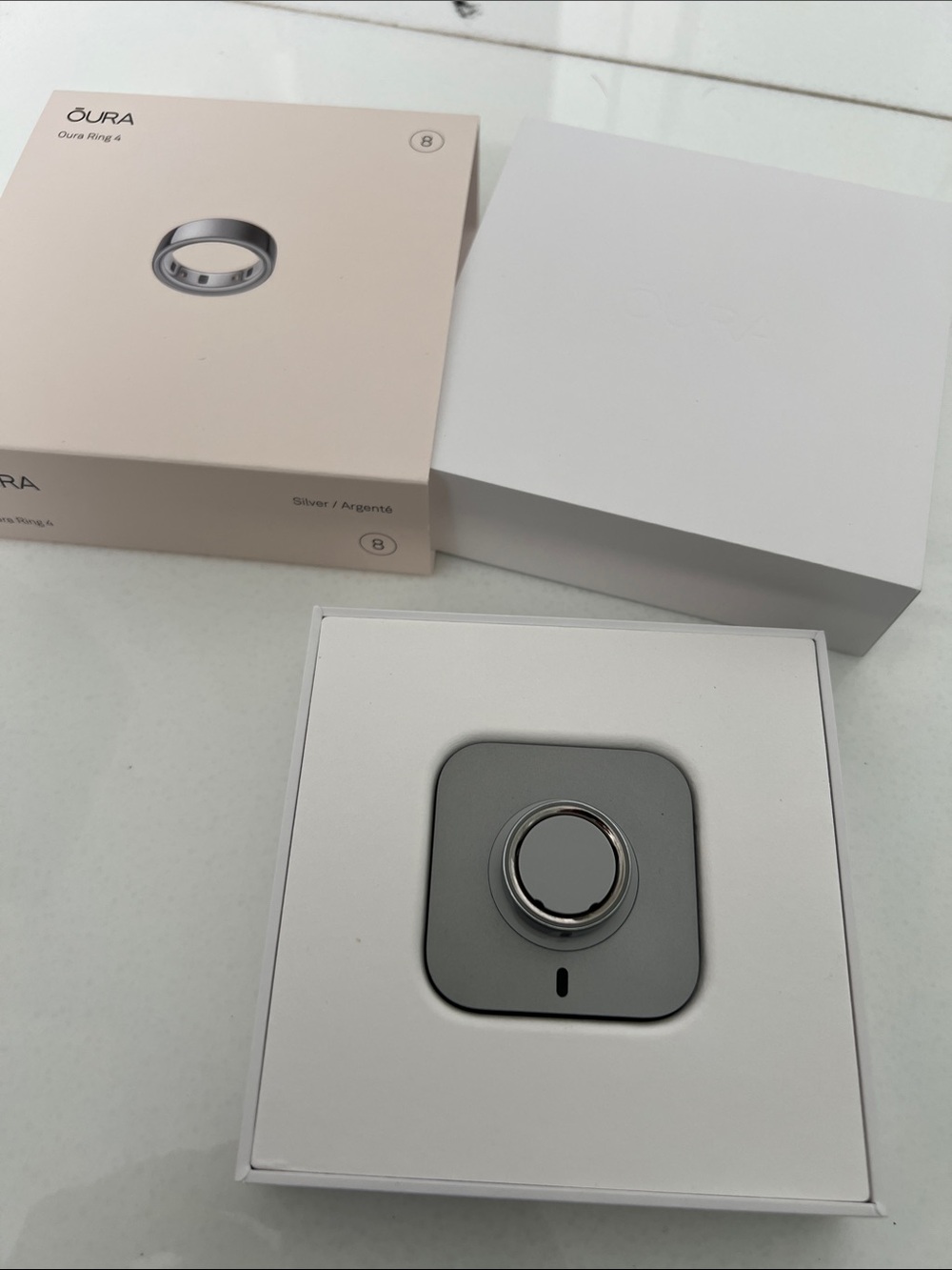 Oura Ring 4 in Silver - Women's Smart Sensor Ring